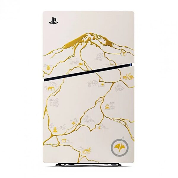 PS5 اسلیم Limited Edition بازی Ghost of Yotei طلایی