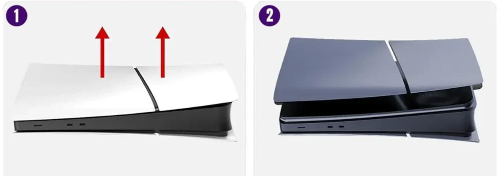 PS5 Slim Console Cover - Volcanic Red