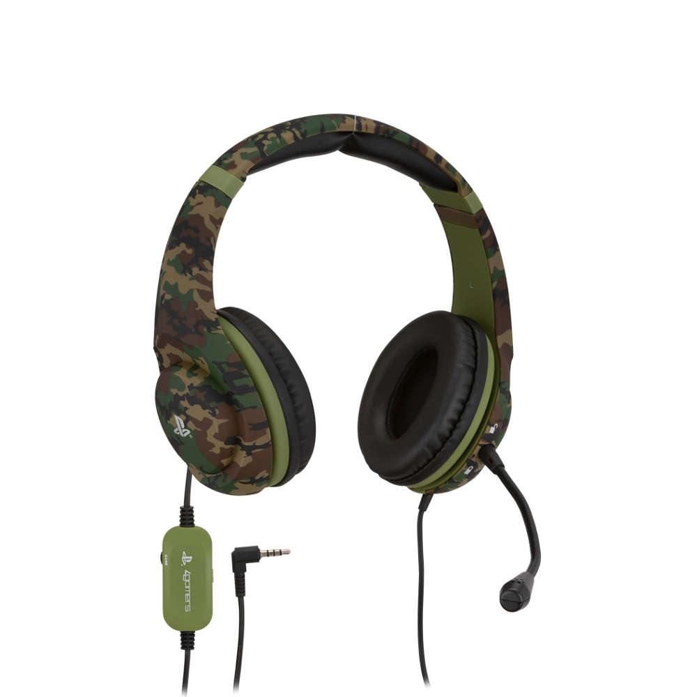 4Gamers Pro4-70 Camo Edition Stereo Gaming Headset - PS4