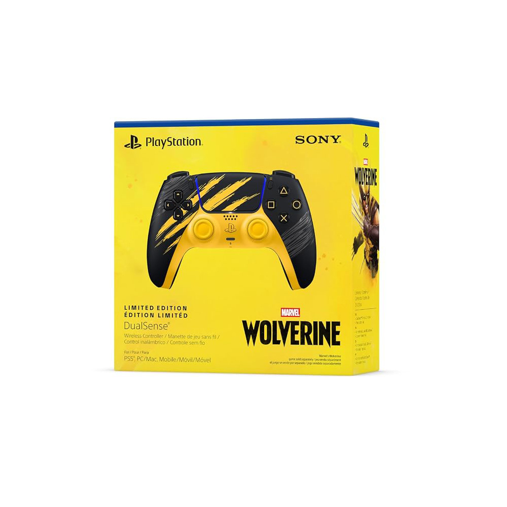 DualSense – Marvel’s Wolverine Battle Yellow Limited Edition